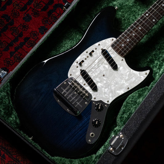 1994 Fender MG69-120, Yamano Order, Blueberry Sunburst, Matching Headstock, Lace Sensor, 6.99lbs