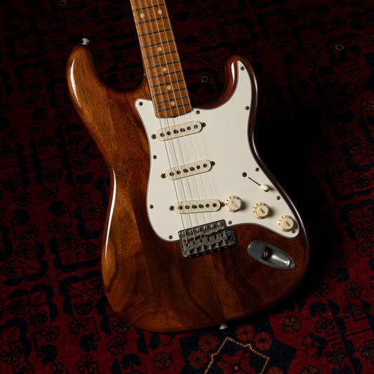 1983 Fender "JV" ST57-115 '57 Stratocaster, Mahogany Neck & Koa Body, USA Fullerton Pickups