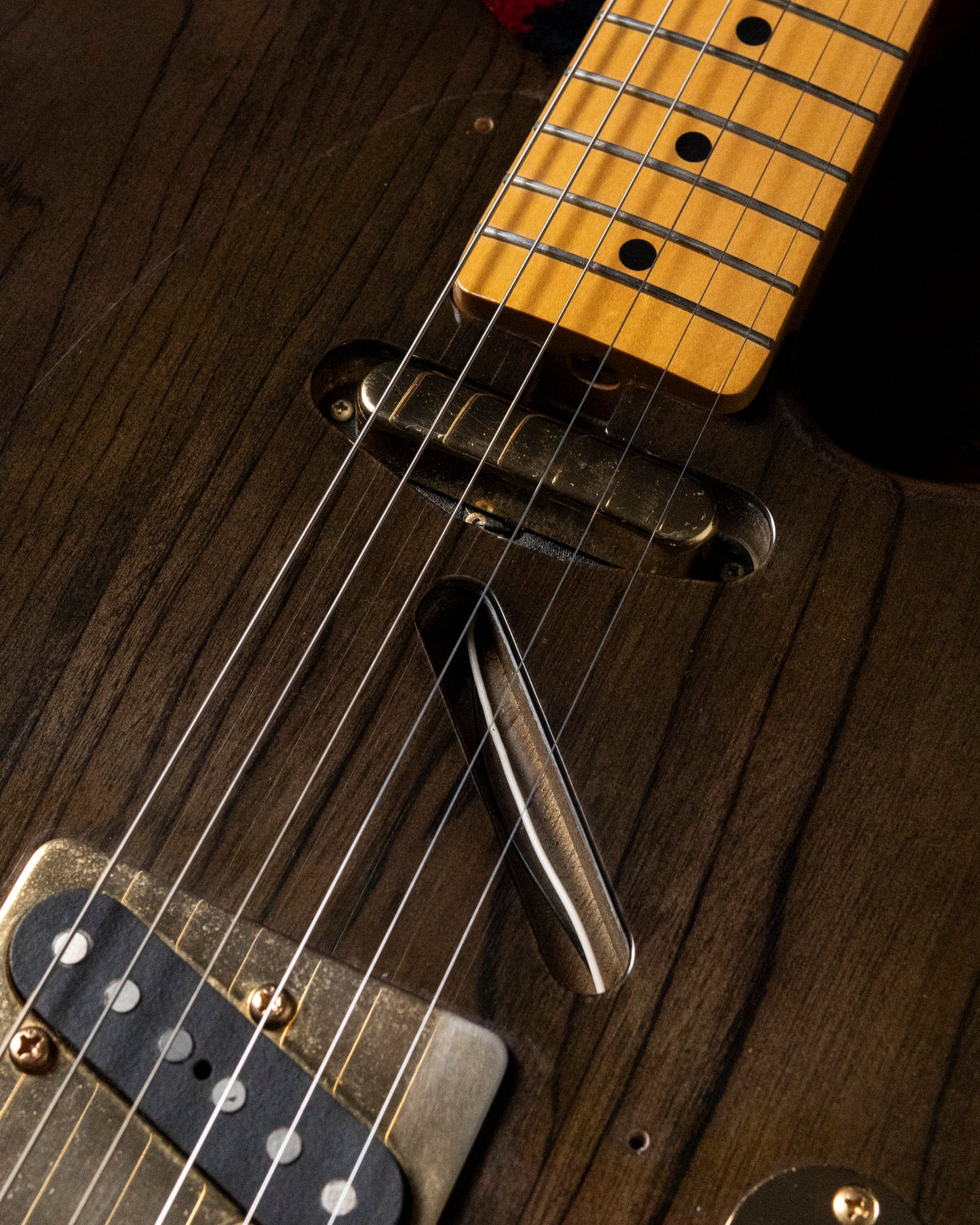1989 Fender TL52-750 Order Made, '52 Telecaster Vintage Reissue, See-Through Black, Gold Hardware, Ash