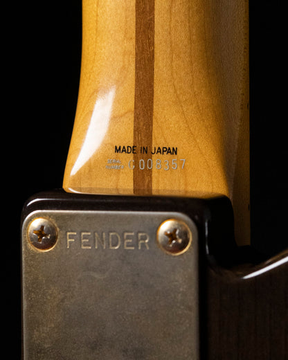 1989 Fender TL52-750 Order Made, '52 Telecaster Vintage Reissue, See-Through Black, Gold Hardware, Ash