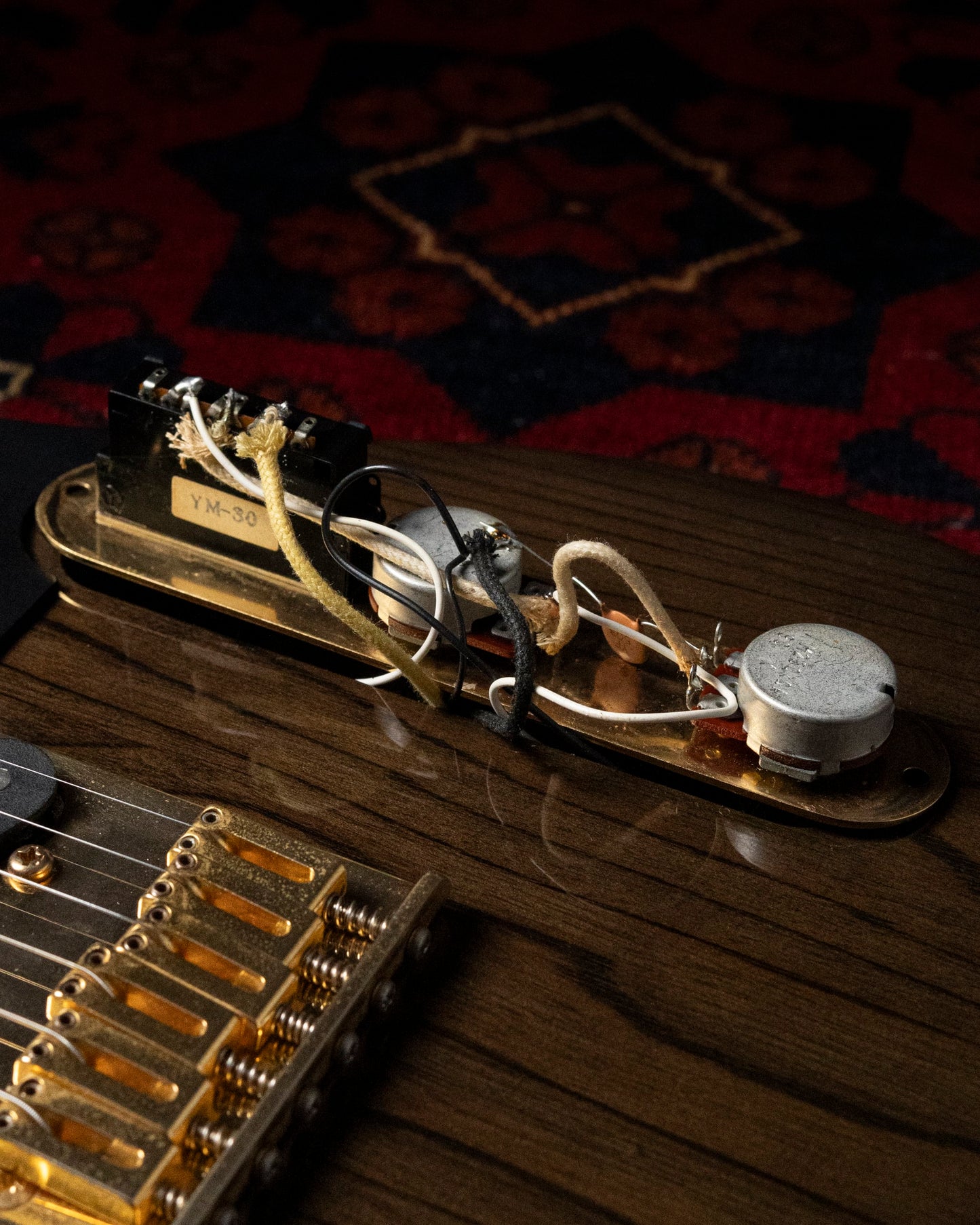 1989 Fender TL52-750 Order Made, '52 Telecaster Vintage Reissue, See-Through Black, Gold Hardware, Ash
