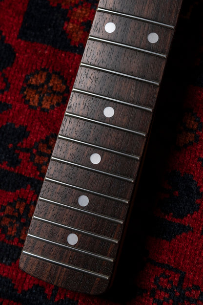 1994 Fender MG69-120 Custom Edition, Yamano Order, See-Through Black, Matching Headstock, Lace Sensor