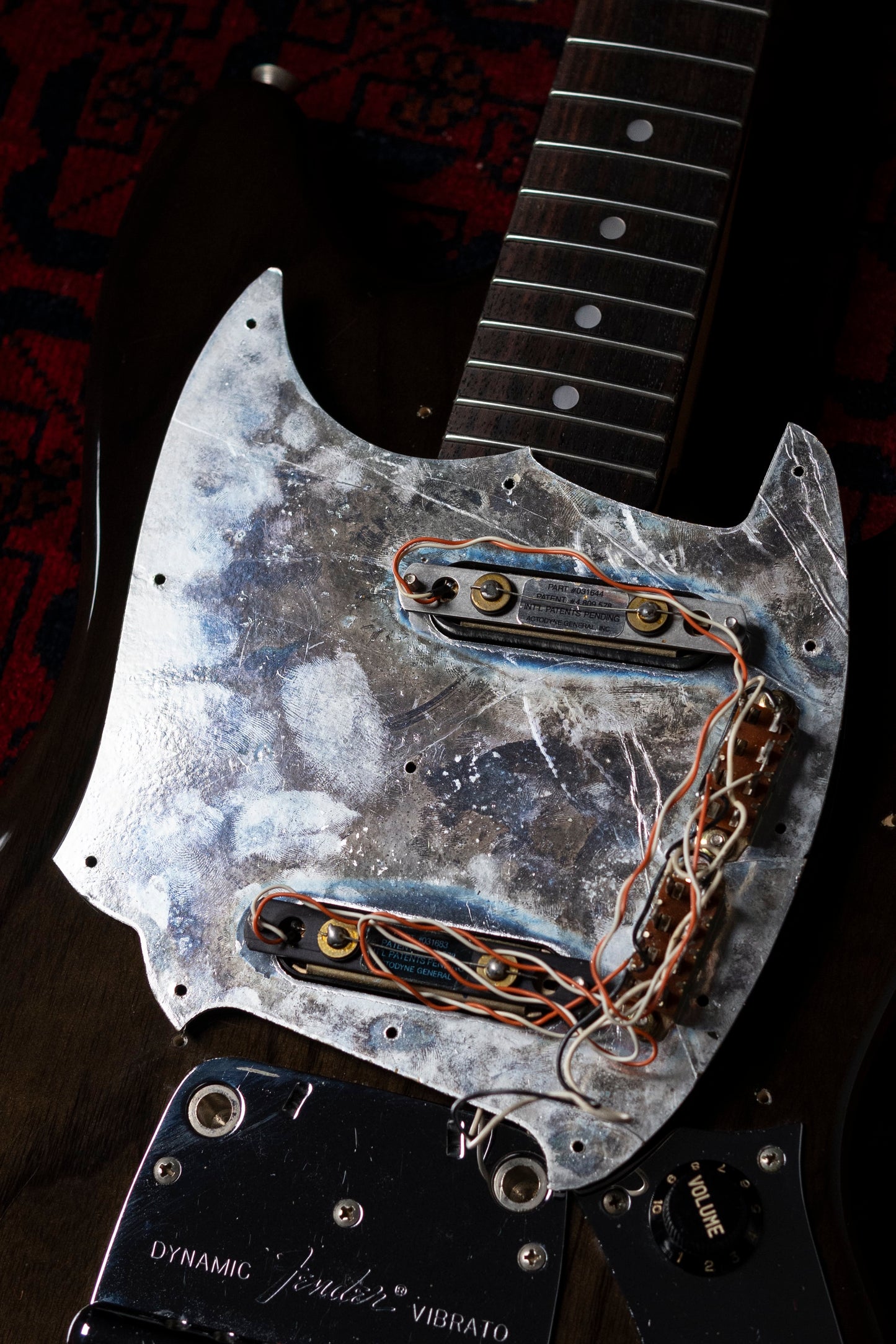 1994 Fender MG69-120 Custom Edition, Yamano Order, See-Through Black, Matching Headstock, Lace Sensor
