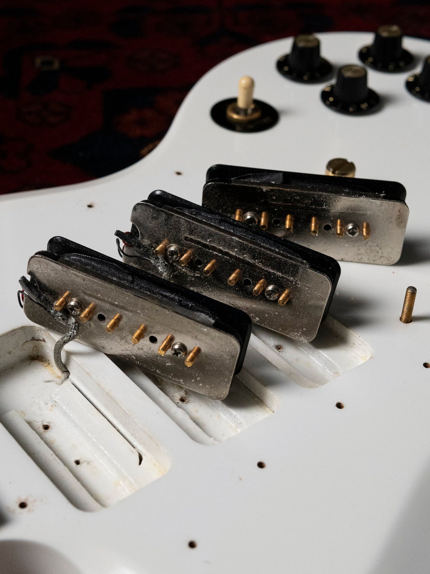 1991 Greco SS-85S SG Special/Custom, P90, 6.66lbs, Gold Hardware, The Street Sliders, Ranmaru, Gibson Case