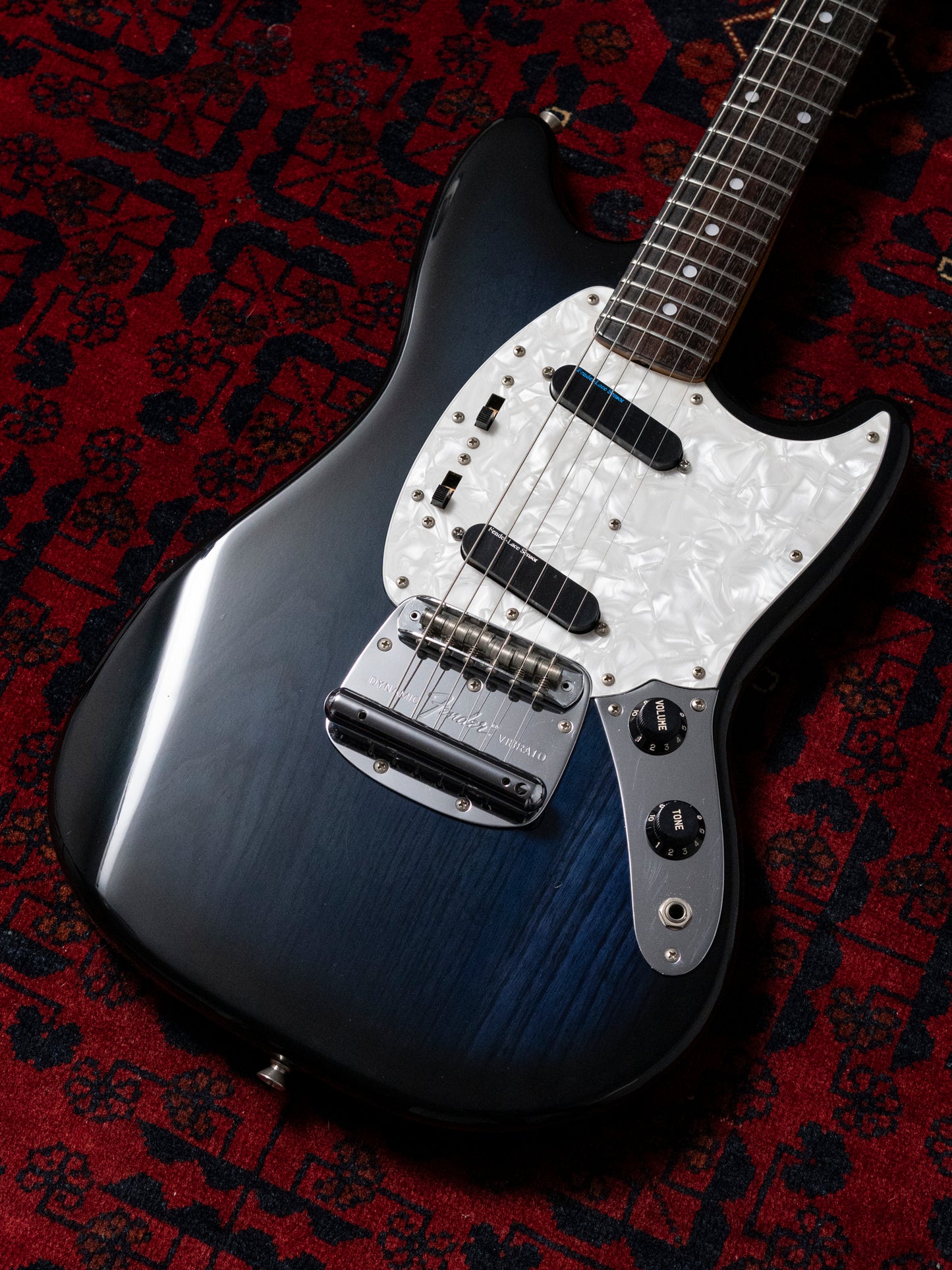 1994 Fender MG69-120, Yamano Order, Blueberry Sunburst, Matching Headstock, Lace Sensor, 6.99lbs