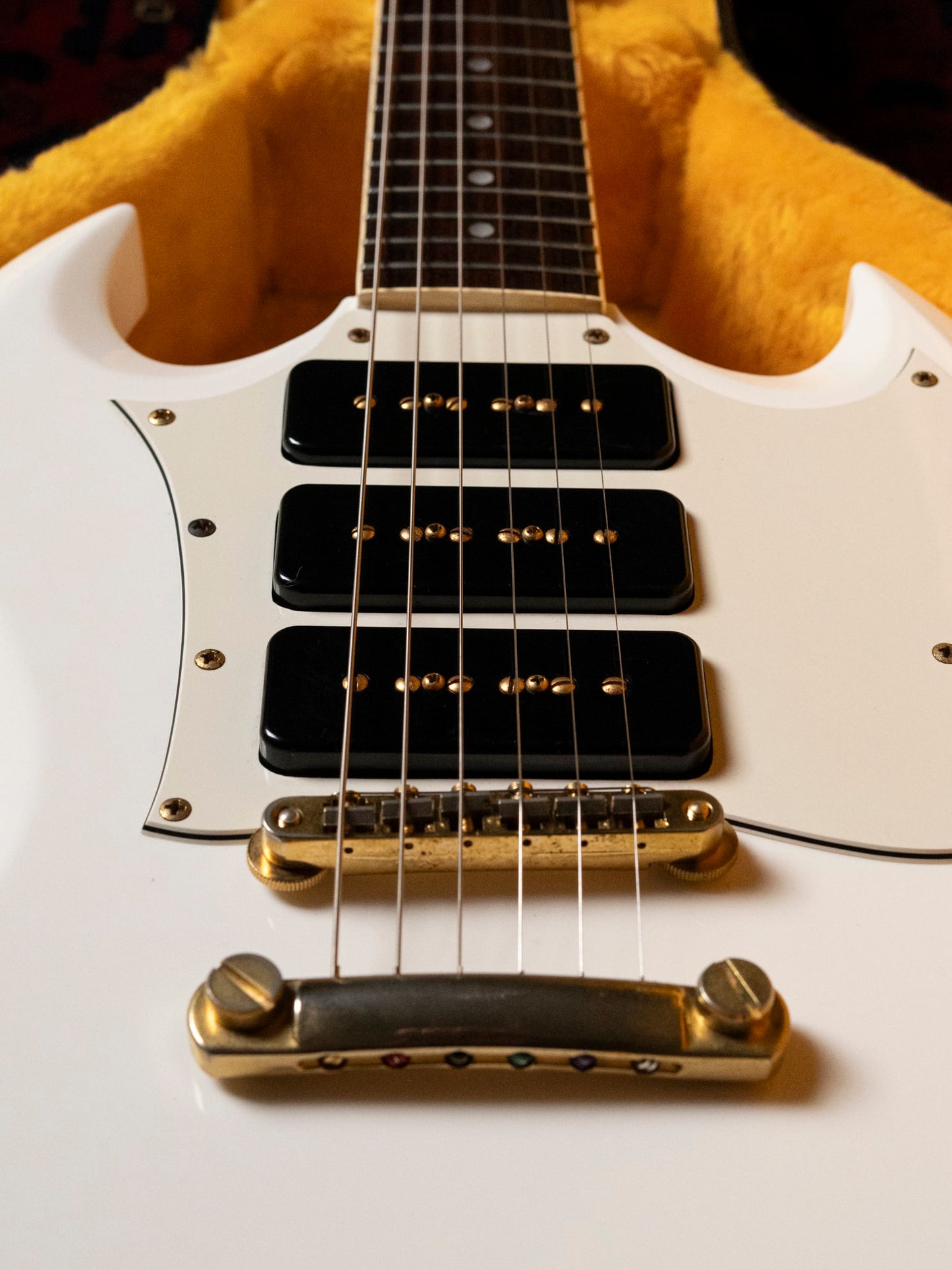 1991 Greco SS-85S SG Special/Custom, P90, 6.66lbs, Gold Hardware, The Street Sliders, Ranmaru, Gibson Case