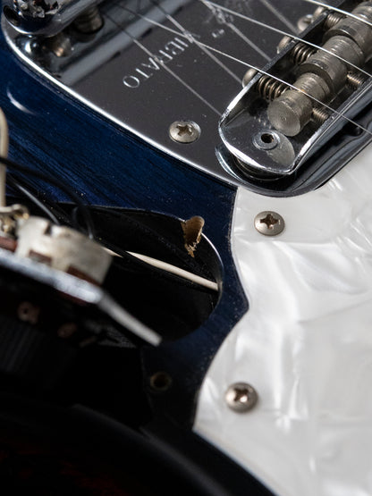 1994 Fender MG69-120, Yamano Order, Blueberry Sunburst, Matching Headstock, Lace Sensor, 6.99lbs