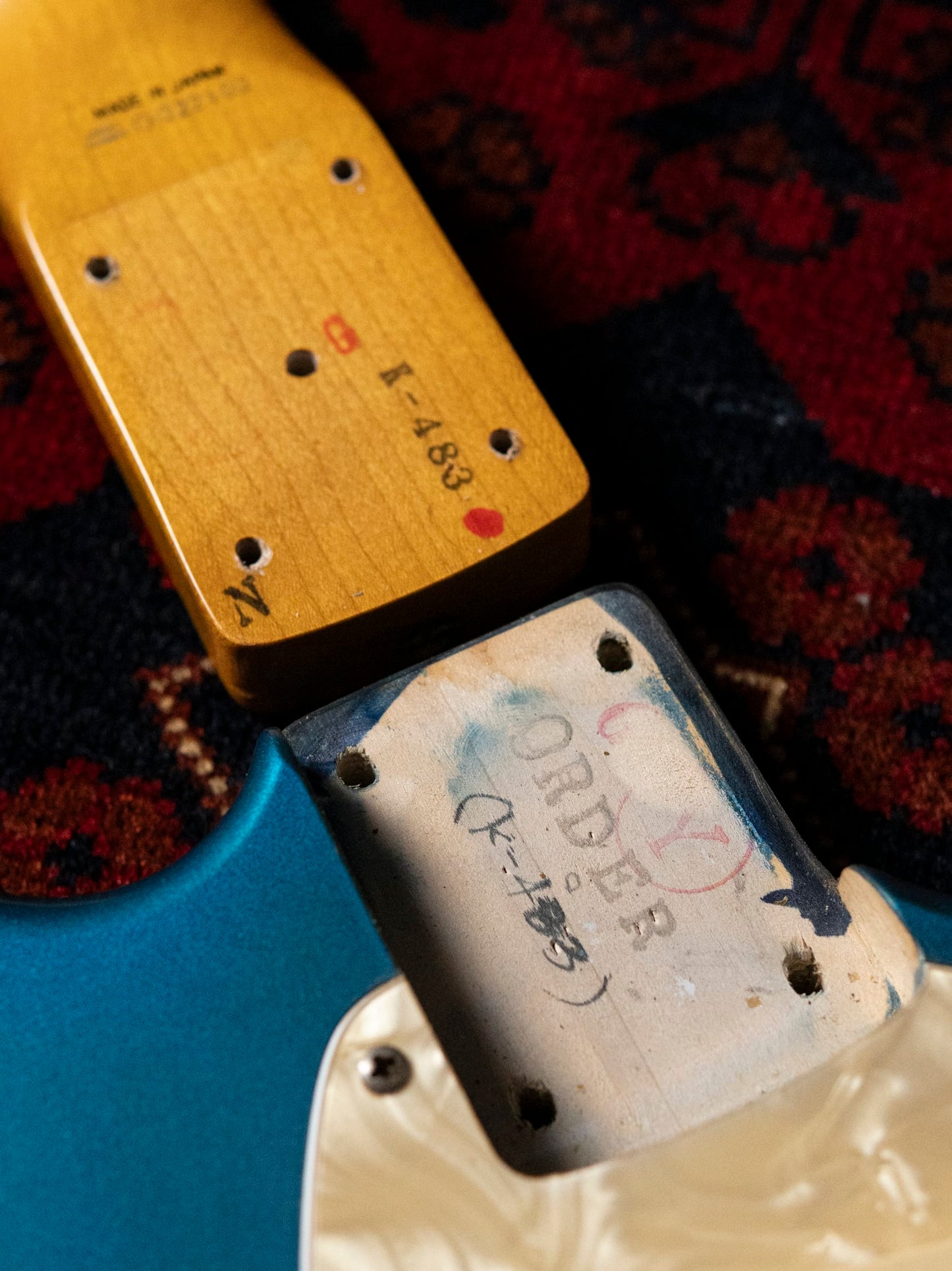 1993 Fender MG69, Order, Non-Catalog, Lake Placid Blue