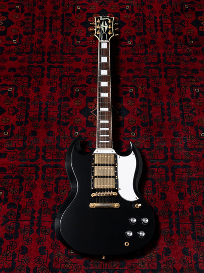 1989–1992 Burny RSG-70 '63 SG Custom, Revival, RSG-75, Gold Hardware, Black