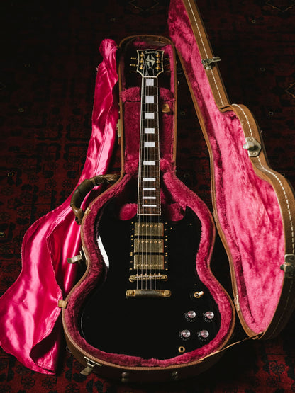 1989–1992 Burny RSG-70 '63 SG Custom, Revival, RSG-75, Gold Hardware, Black
