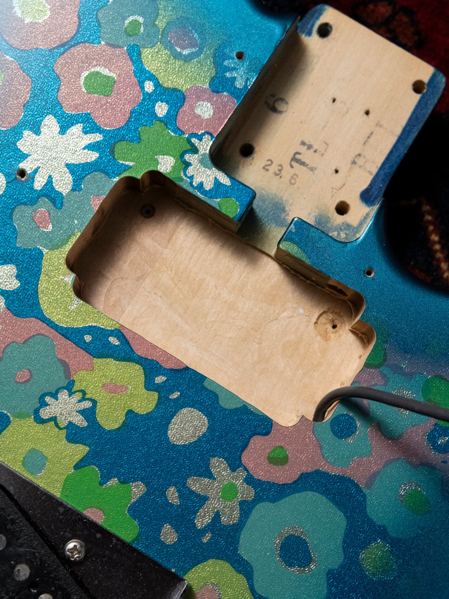 2011 Fender Telecaster TL69 BFL, Blue Flower, Wide Range Humbucker