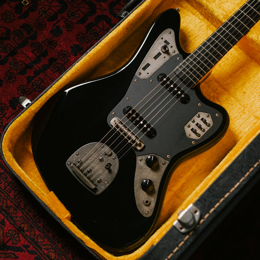 2001 Fender Jaguar JG66-120BJ, Order, Ebony Fretboard, Matching Headstock, Gunmetal Hardware, Black, Alder, Non Catalog
