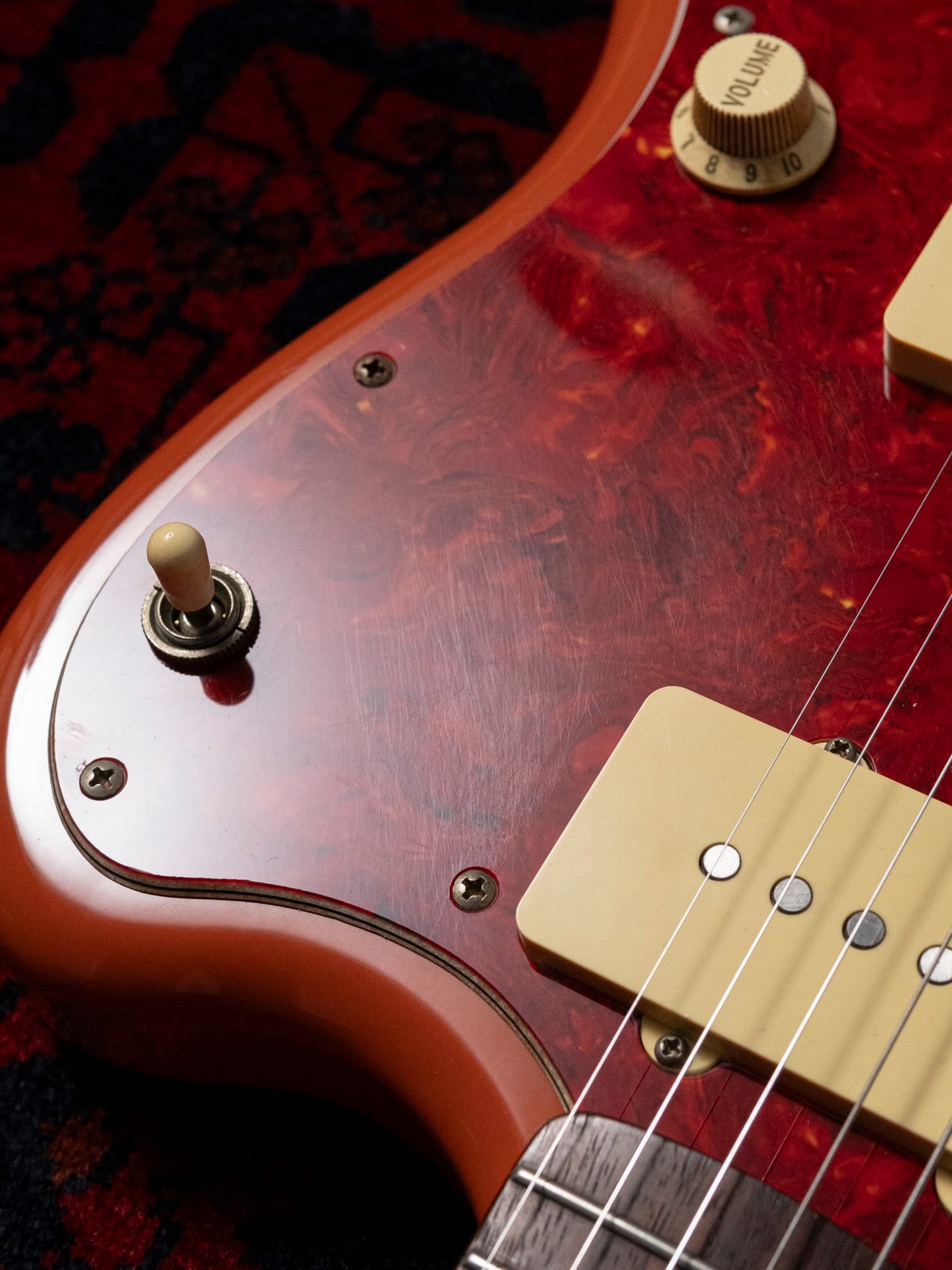 1994 Fender Jazzmaster JM66, Yamano Order, Non-Catalog, Fiesta Red