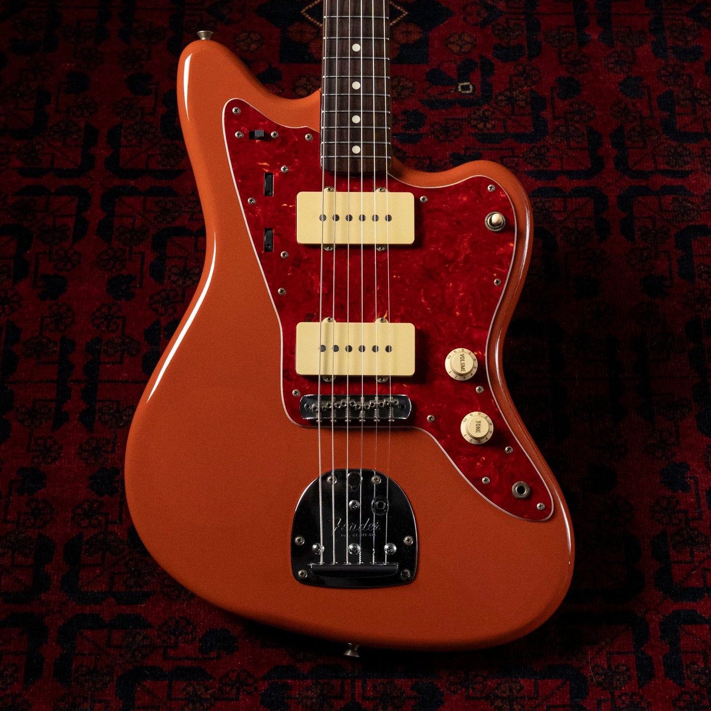 1994 Fender Jazzmaster JM66, Yamano Order, Non-Catalog, Fiesta Red