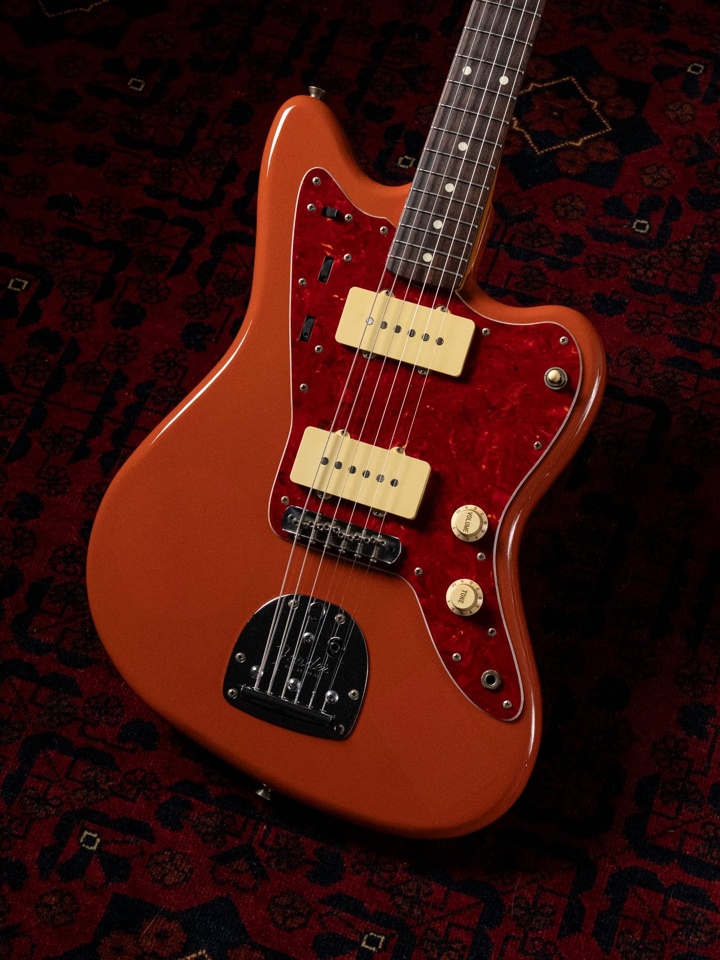 1994 Fender Jazzmaster JM66, Yamano Order, Non-Catalog, Fiesta Red