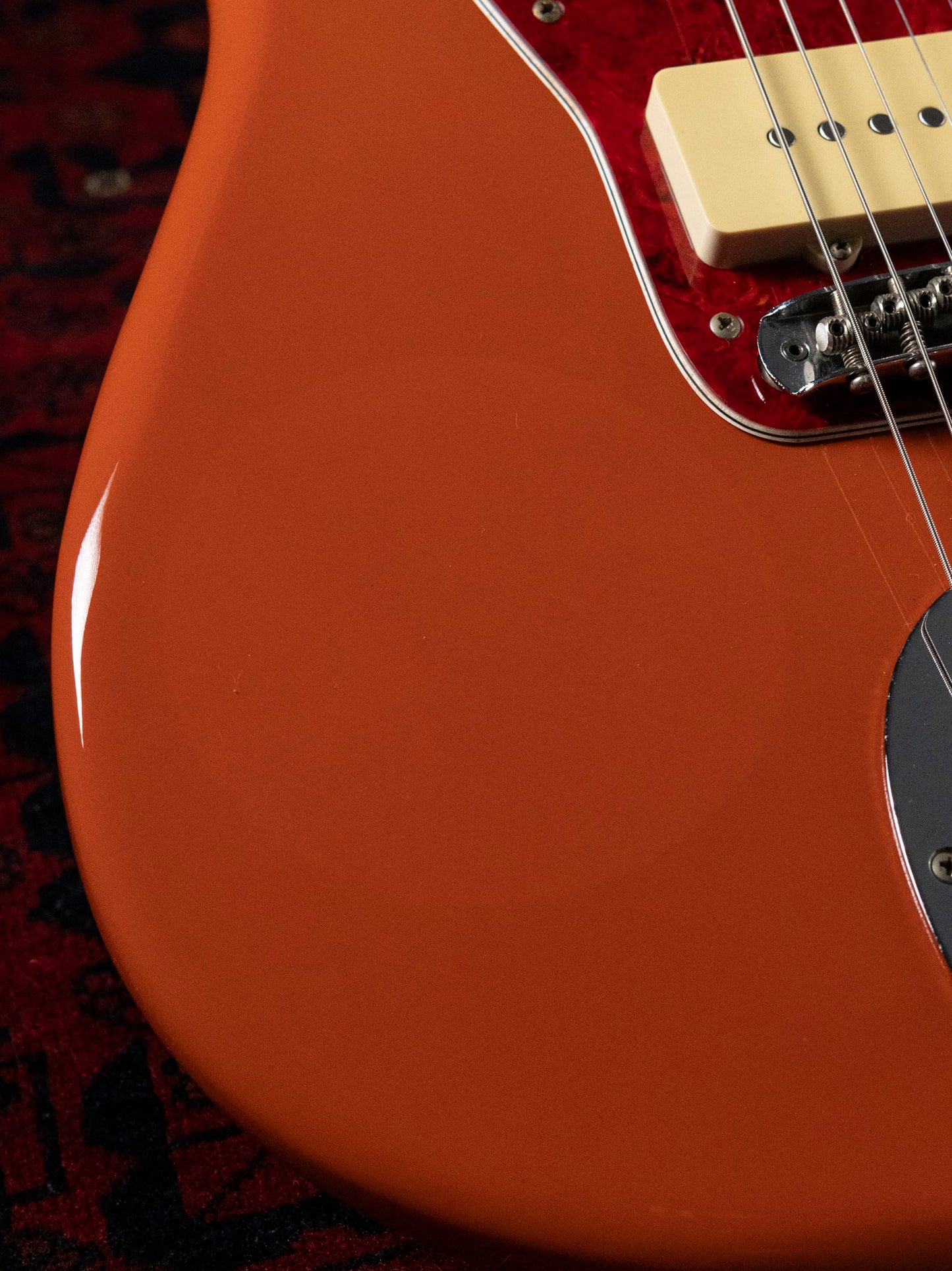 1994 Fender Jazzmaster JM66, Yamano Order, Non-Catalog, Fiesta Red
