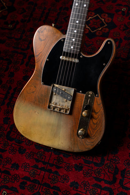 1991 Fender "Order" TL72 Telecaster, Matte Brown (MBR) Lacquer, Gold Hardware