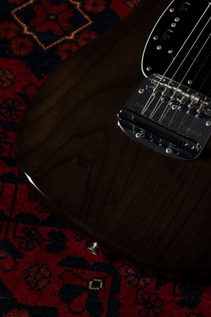 1994 Fender MG69-120 Custom Edition, Yamano Order, See-Through Black, Matching Headstock, Lace Sensor