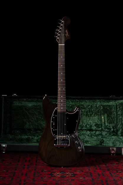 1994 Fender MG69-120 Custom Edition, Yamano Order, See-Through Black, Matching Headstock, Lace Sensor