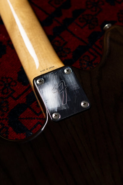 1994 Fender MG69-120 Custom Edition, Yamano Order, See-Through Black, Matching Headstock, Lace Sensor