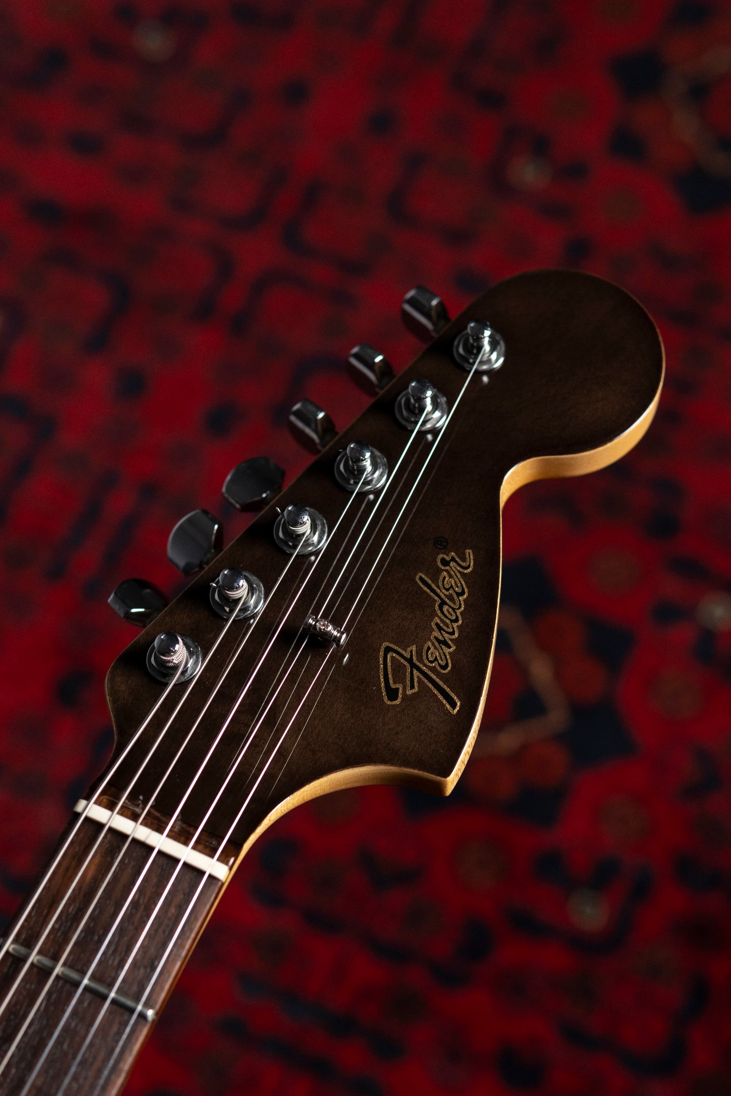 1994 Fender MG69-120 Custom Edition, Yamano Order, See-Through Black, Matching Headstock, Lace Sensor