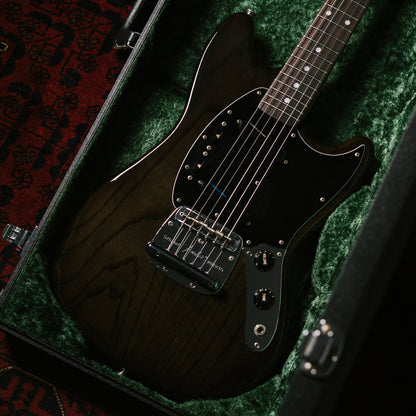 1994 Fender MG69-120 Custom Edition, Yamano Order, See-Through Black, Matching Headstock, Lace Sensor