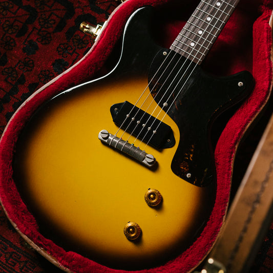1994 Orville Les Paul Junior Double Cut, 6.7lbs, Tobacco Sunburst, P90, LPJ-D65