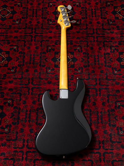 2005 Fender JB65B-85US '65 Jazz Bass, Matching Headstock, USA Vintage Pickups, Dots & Binding, Black