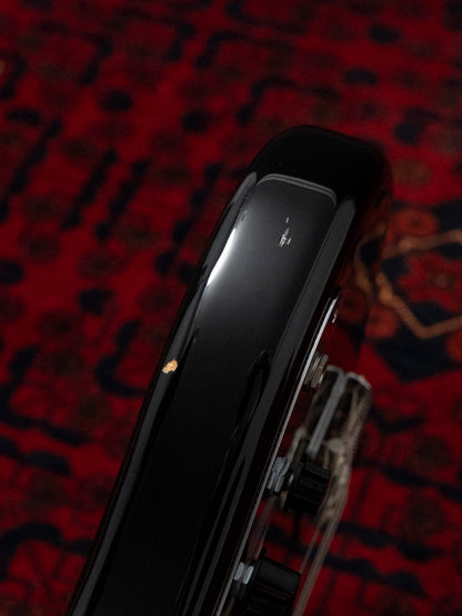 2005 Fender JB65B-85US '65 Jazz Bass, Matching Headstock, USA Vintage Pickups, Dots & Binding, Black