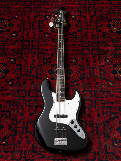 2005 Fender JB65B-85US '65 Jazz Bass, Matching Headstock, USA Vintage Pickups, Dots & Binding, Black