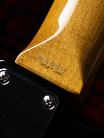 2005 Fender JB65B-85US '65 Jazz Bass, Matching Headstock, USA Vintage Pickups, Dots & Binding, Black