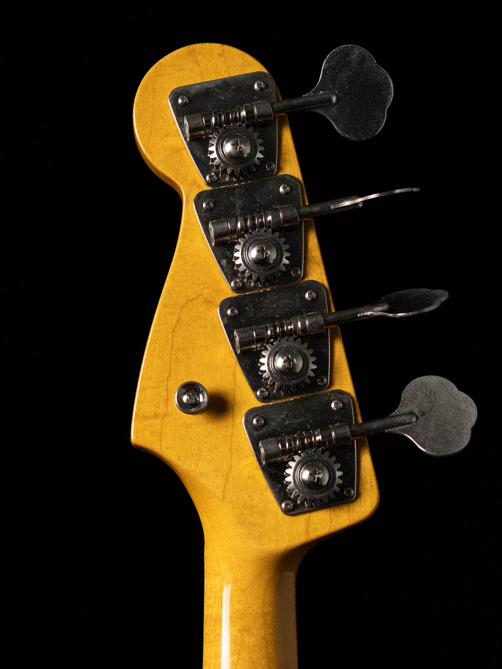 2005 Fender JB65B-85US '65 Jazz Bass, Matching Headstock, USA Vintage Pickups, Dots & Binding, Black