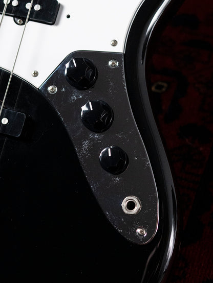 2005 Fender JB65B-85US '65 Jazz Bass, Matching Headstock, USA Vintage Pickups, Dots & Binding, Black