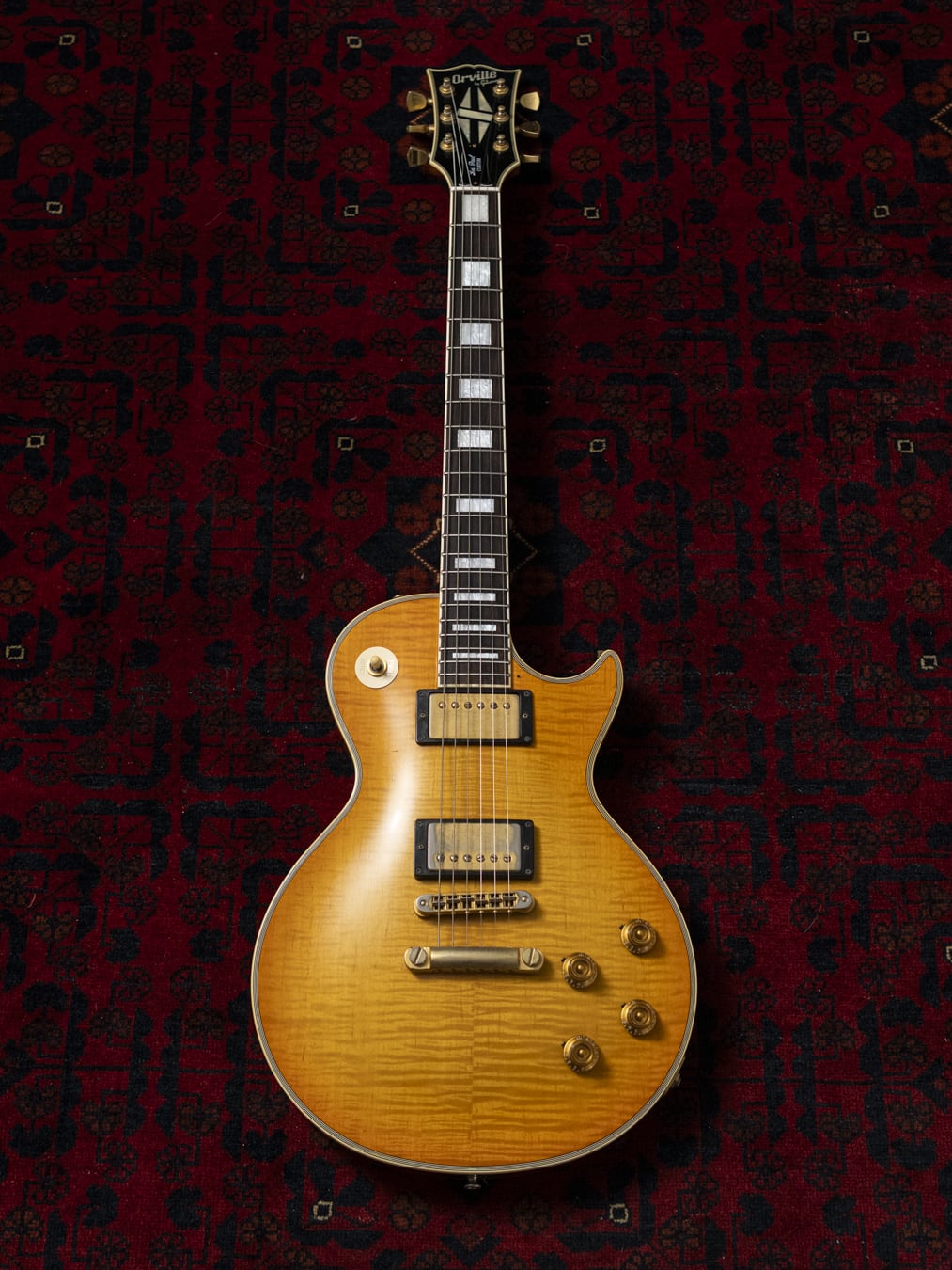 1992 Orville by Gibson Yamano Order LPC-FM LD Les Paul Custom, Lemon Drop