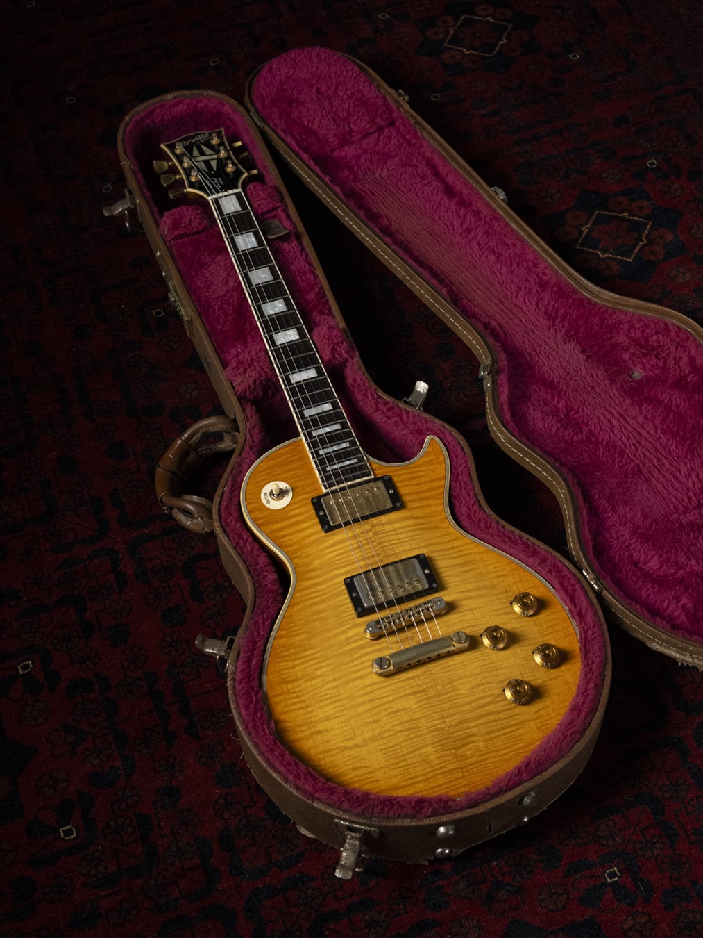 1992 Orville by Gibson Yamano Order LPC-FM LD Les Paul Custom, Lemon Drop