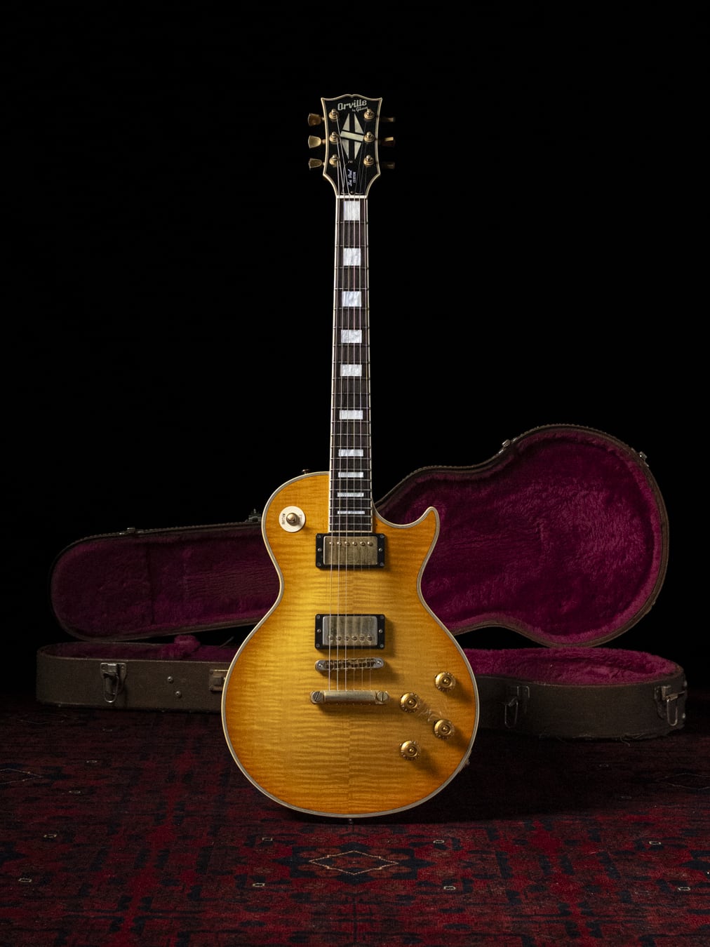 1992 Orville by Gibson Yamano Order LPC-FM LD Les Paul Custom, Lemon Drop