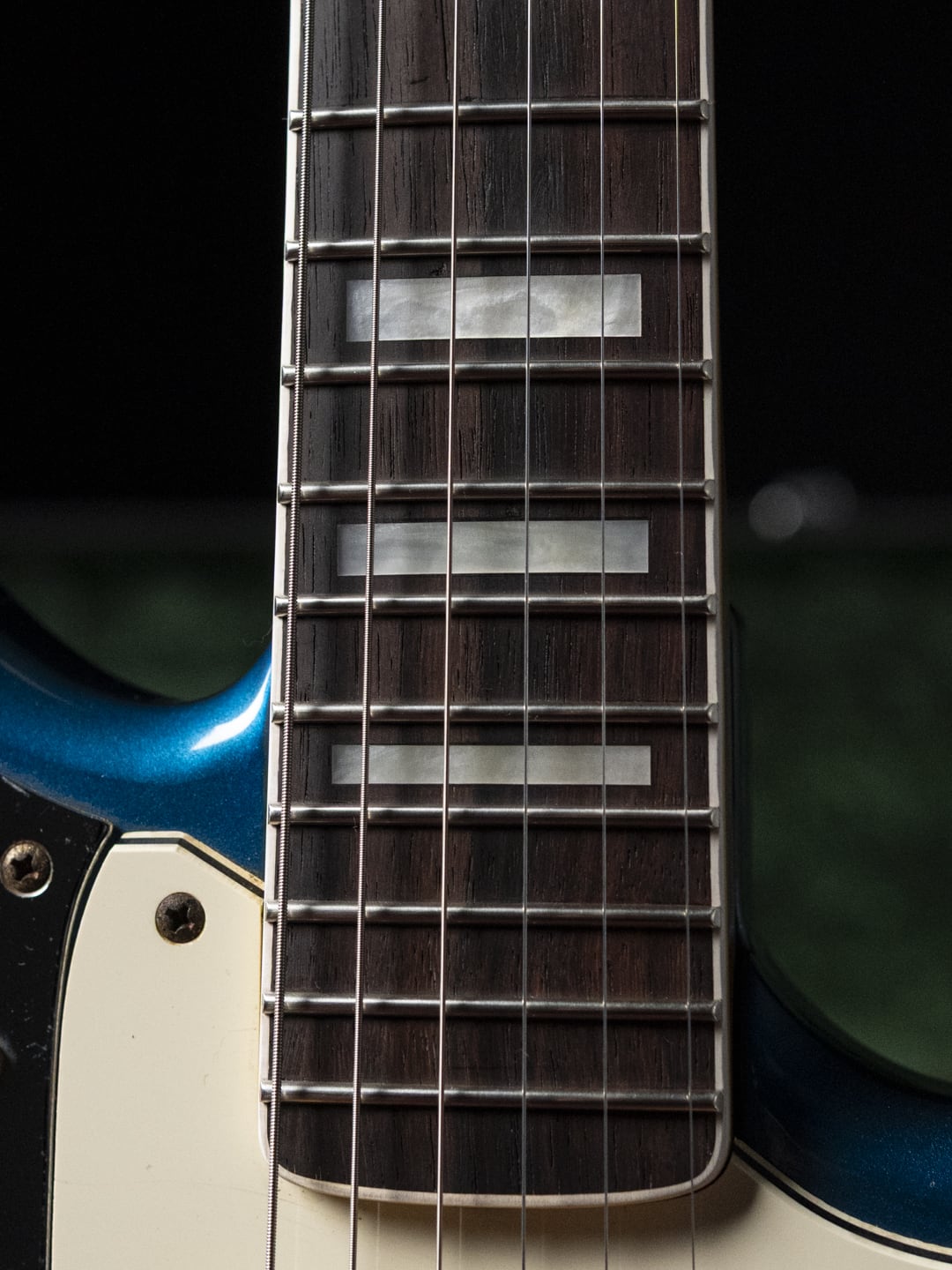 1995 Fender JG98B Jaguar, Order, Blocks & Binding, DiMarzio DP155, Lake Placid Blue