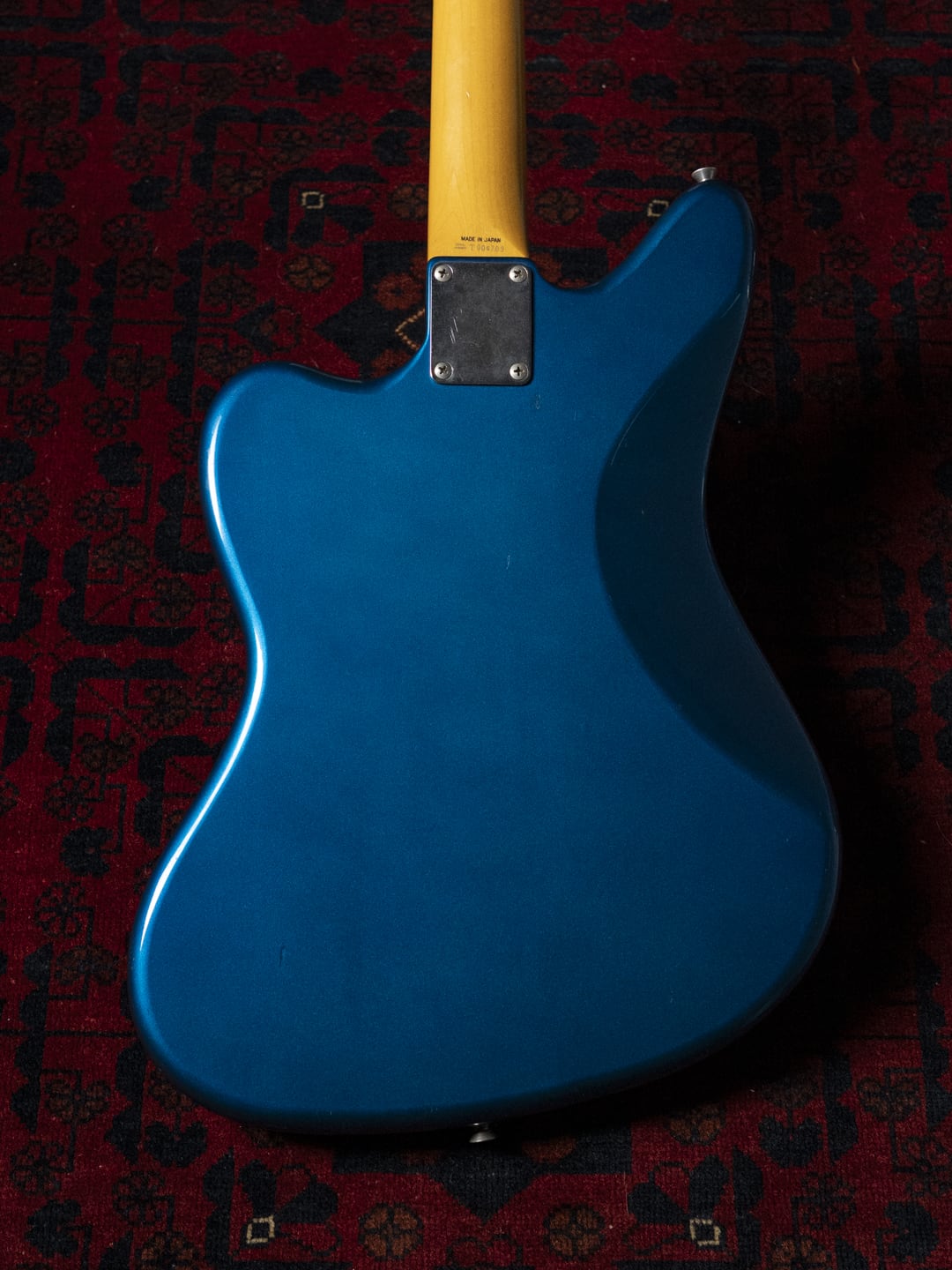 1995 Fender JG98B Jaguar, Order, Blocks & Binding, DiMarzio DP155, Lake Placid Blue