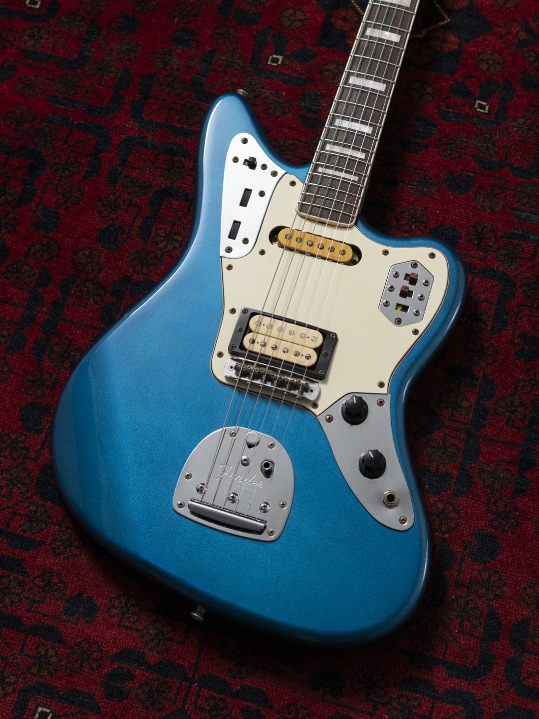 1995 Fender JG98B Jaguar, Order, Blocks & Binding, DiMarzio DP155, Lake Placid Blue
