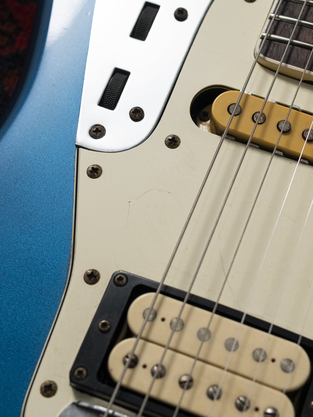 1995 Fender JG98B Jaguar, Order, Blocks & Binding, DiMarzio DP155, Lake Placid Blue