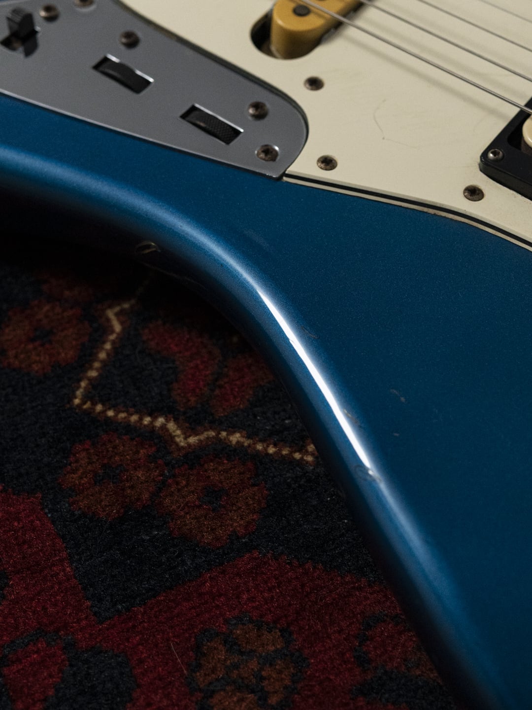 1995 Fender JG98B Jaguar, Order, Blocks & Binding, DiMarzio DP155, Lake Placid Blue