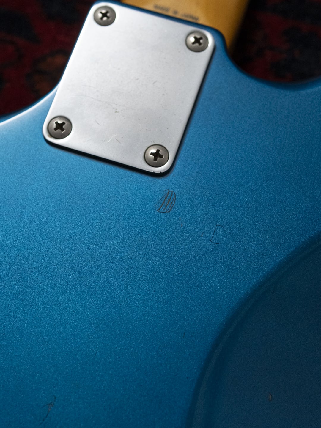 1995 Fender JG98B Jaguar, Order, Blocks & Binding, DiMarzio DP155, Lake Placid Blue