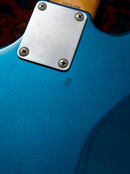 1995 Fender JG98B Jaguar, Order, Blocks & Binding, DiMarzio DP155, Lake Placid Blue