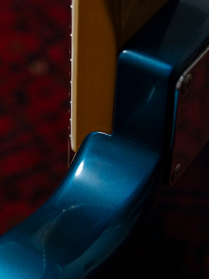 1995 Fender JG98B Jaguar, Order, Blocks & Binding, DiMarzio DP155, Lake Placid Blue