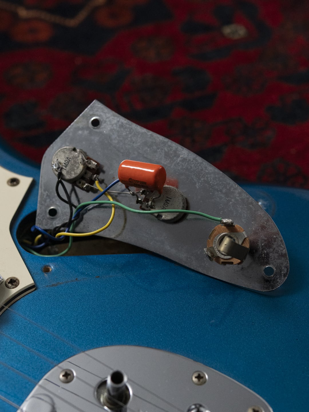 1995 Fender JG98B Jaguar, Order, Blocks & Binding, DiMarzio DP155, Lake Placid Blue