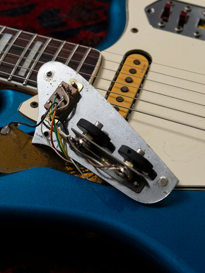 1995 Fender JG98B Jaguar, Order, Blocks & Binding, DiMarzio DP155, Lake Placid Blue