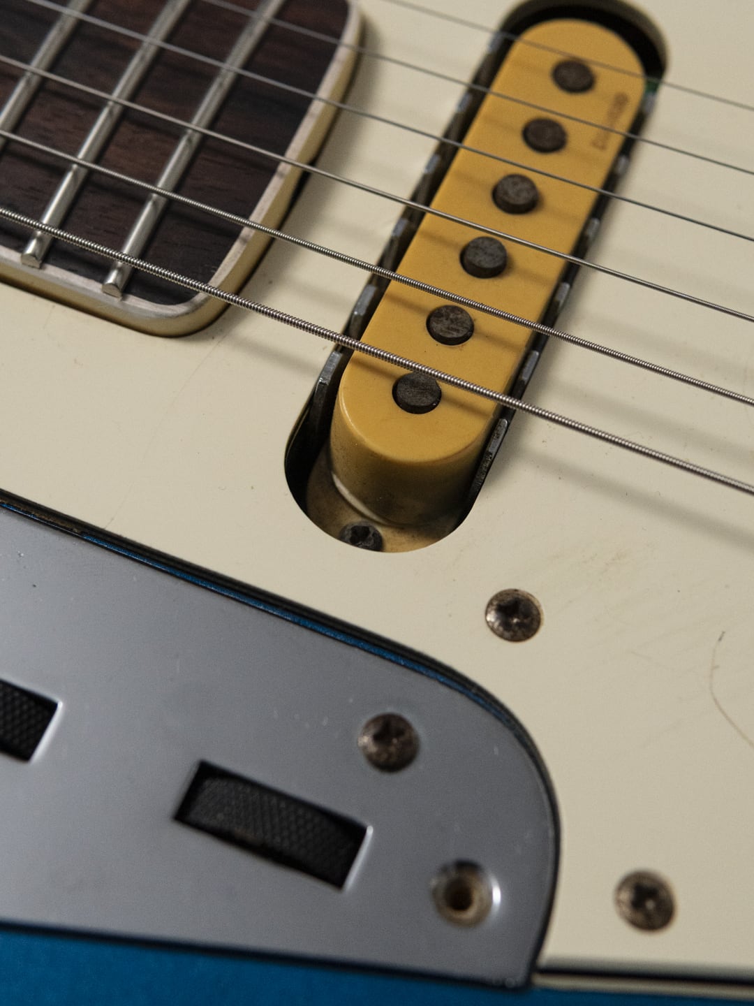 1995 Fender JG98B Jaguar, Order, Blocks & Binding, DiMarzio DP155, Lake Placid Blue