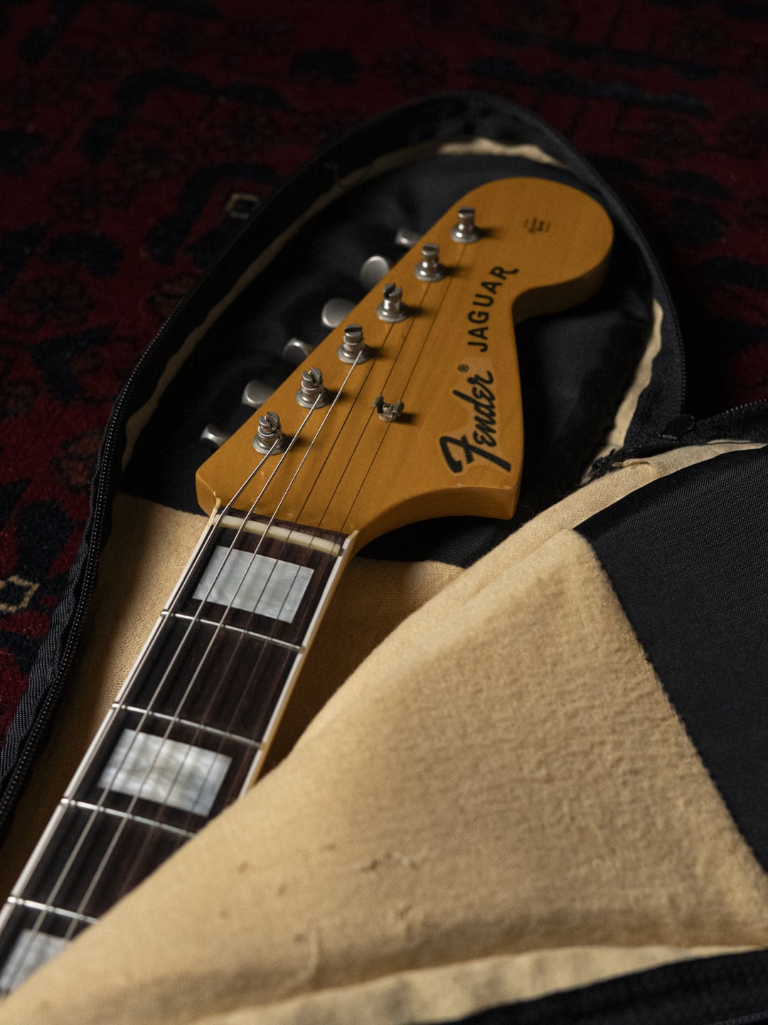 1995 Fender JG98B Jaguar, Order, Blocks & Binding, DiMarzio DP155, Lake Placid Blue