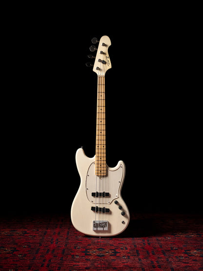 2010's Atelier Z BabyZ-4J, 7.3lbs, Matching Headstock, Transparent White, Short Scale, Ash
