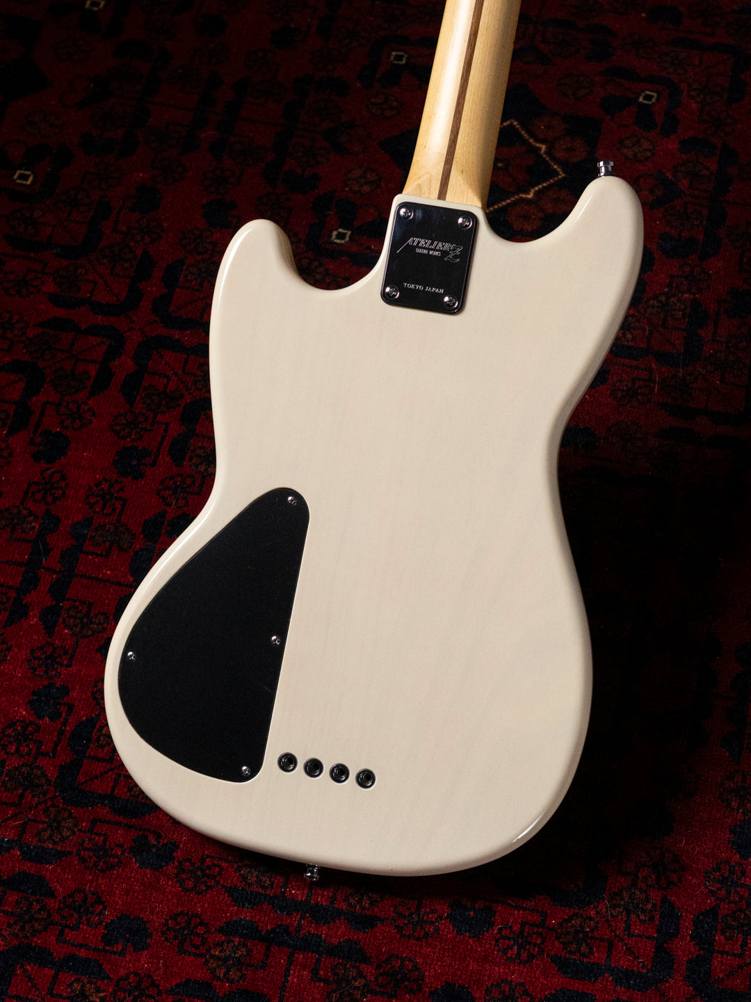 2010's Atelier Z BabyZ-4J, 7.3lbs, Matching Headstock, Transparent White, Short Scale, Ash